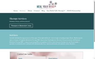 Heal Your Mind Therapy & Consultation website