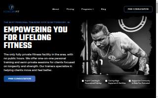 Konquer Fit website