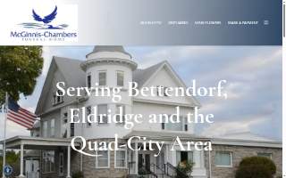 Mc Ginnis-Chambers Funeral Home website