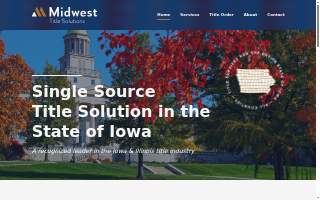 Midwest Title Solutions of Bettendorf website