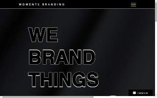 Moments Branding website