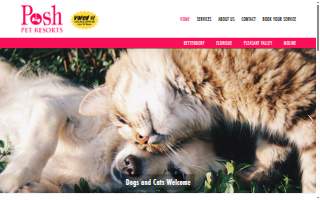 Posh Pet Resorts of Bettendorf website