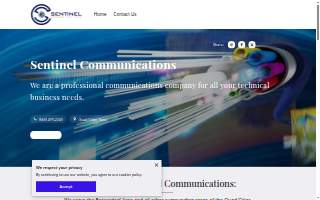 Sentinel Communications website