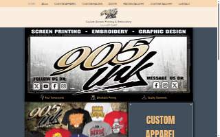 905 Ink website
