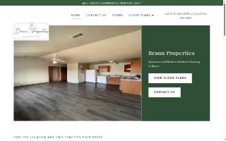 Braun Properties website