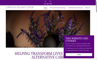 Chrysalis Holistic Healing Center website