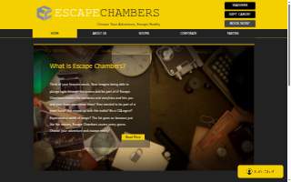 Escape Chambers Des Moines website