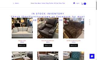 iDeal Furniture Iowa website