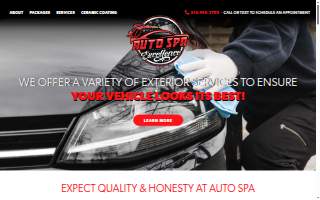 Iowa Auto Spa website