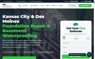 JLB Basement Waterproofing & Foundation Repair LLC website