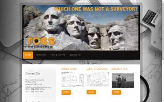 Ross Land Surveying Inc of Boone website