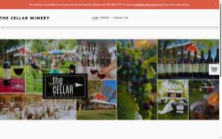 The Cellar Winery website