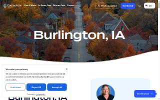 Cornerstone Caregiving of Burlington website