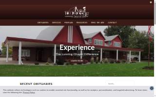 Lunning Funeral Chapel website
