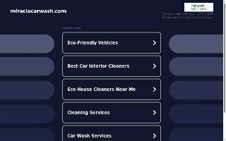 Miracle Car Wash of Burlington website