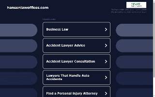 Peter Hansen - Hansen Law Offices website