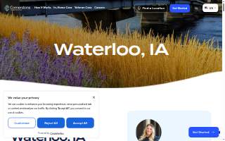 Cornerstone Caregiving of Cedar Falls website
