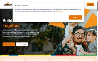 Dupaco Community Credit Union of Cedar Falls website