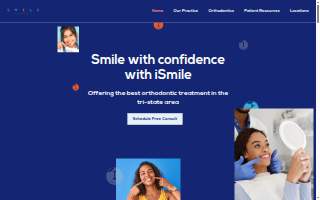 i smile orthodontics P.C. website