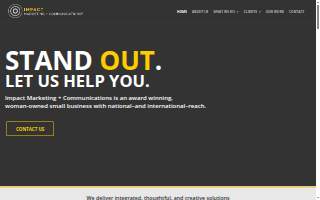 Impact Marketing of Cedar Falls website