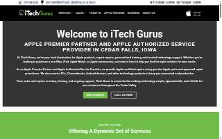 iTech Gurus - Apple Authorized Service Provider, Plus PC Repair & Support of Cedar Falls website