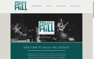 Music Hill Studios website