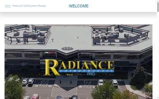 Radiance Chiropractic website