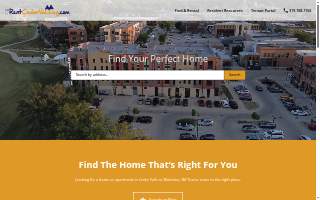 Rent Cedar Valley website