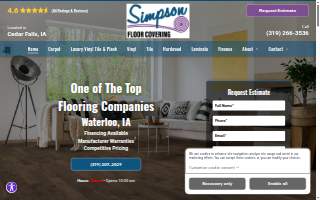 Simpson Floor Covering website