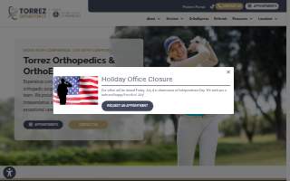 Torrez Orthopedics & OrthoExpress of Cedar Falls website