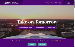 UNI Business and Community Services website