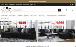 CR Home Furnishings website