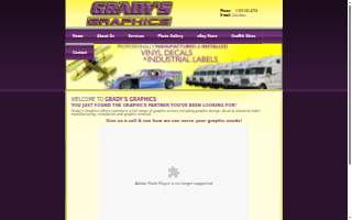 Grady's Graphics website