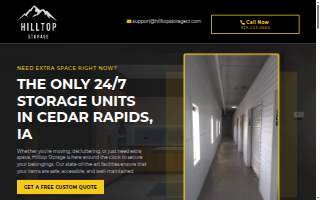 Hilltop Storage website