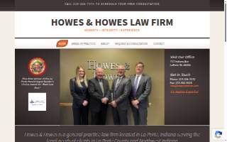 Howes Law Firm, P.C. website
