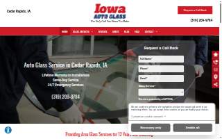 Iowa Auto Glass website