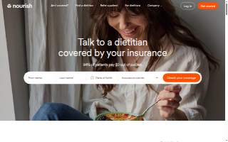 Nourish Med Spa website