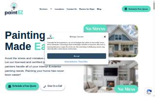 Paint EZ of Cary website