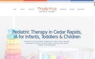 ProActive Pediatric Therapy website