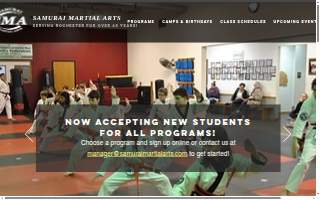 Samurai Martial Arts - Cedar Rapids website