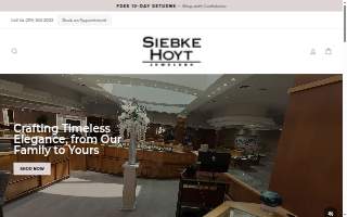 Siebke Hoyt Jewelers of Cedar Rapids website