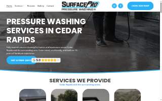 SurfacePro Pressure Washing website