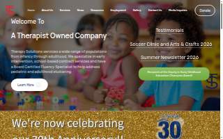 Therapy Solutions Inc website