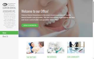 Clinton Dental Associates website