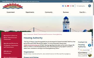 Clinton Housing Authority Daycare website