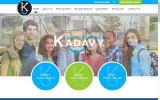 Kadavy Orthodontics of Clinton website