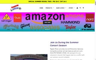 Tegeler Music Enterprises, Inc. website