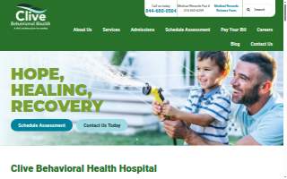 Clive Behavioral Health website