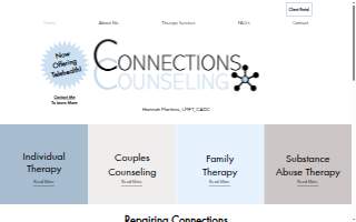 Connections Counseling website
