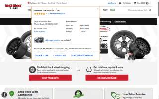 Discount Tire of Greeley website
